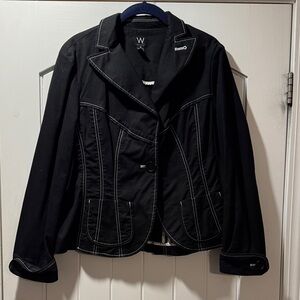 W Super Cute Black Blazer Jacket